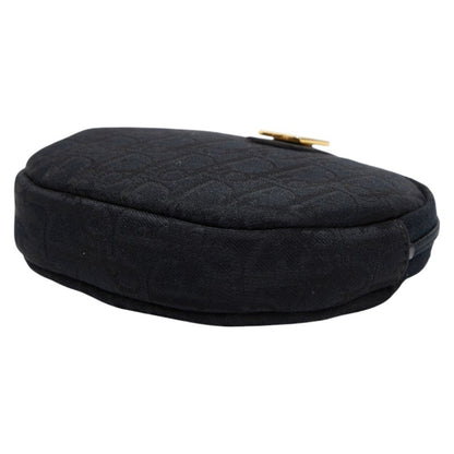 Christian Dior Black Canvas Coin Purse/Coin Case (Pre-Owned)