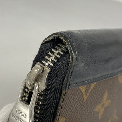 Louis Vuitton Black Brown Long Wallet (Bi-Fold) (Pre-Owned)