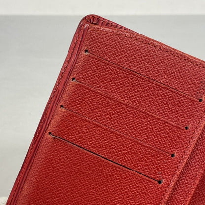 Louis Vuitton Castilian Red Wallet (Bi-Fold) (Pre-Owned)