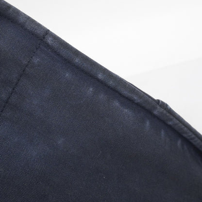 Hermes Navy Canvas Tote Bag (Pre-Owned)