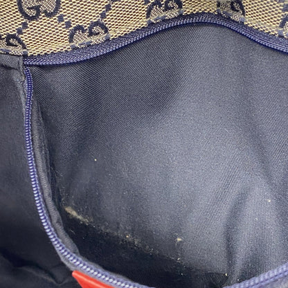 Gucci Red Color Leather Tote Bag (Pre-Owned)