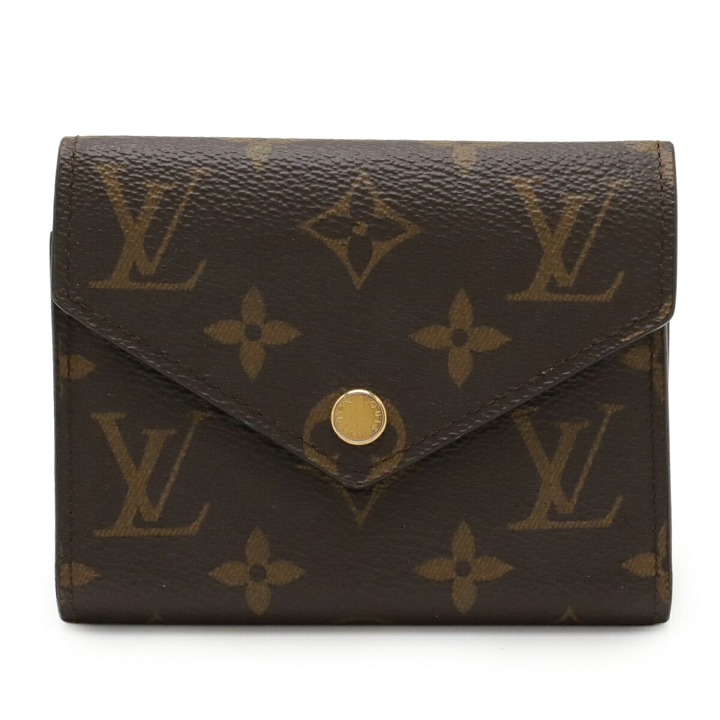 Louis Vuitton Brown Pvc Wallet (Tri-Fold) (Pre-Owned)