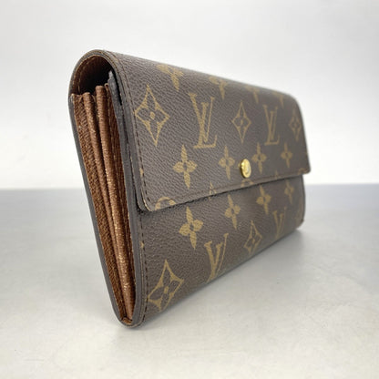 Louis Vuitton Brown Long Wallet (Bi-Fold) (Pre-Owned)