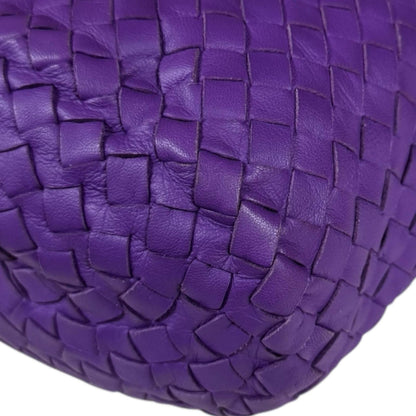 Bottega Veneta Intrecciato Purple Intrecciato Tote Bag (Pre-Owned)