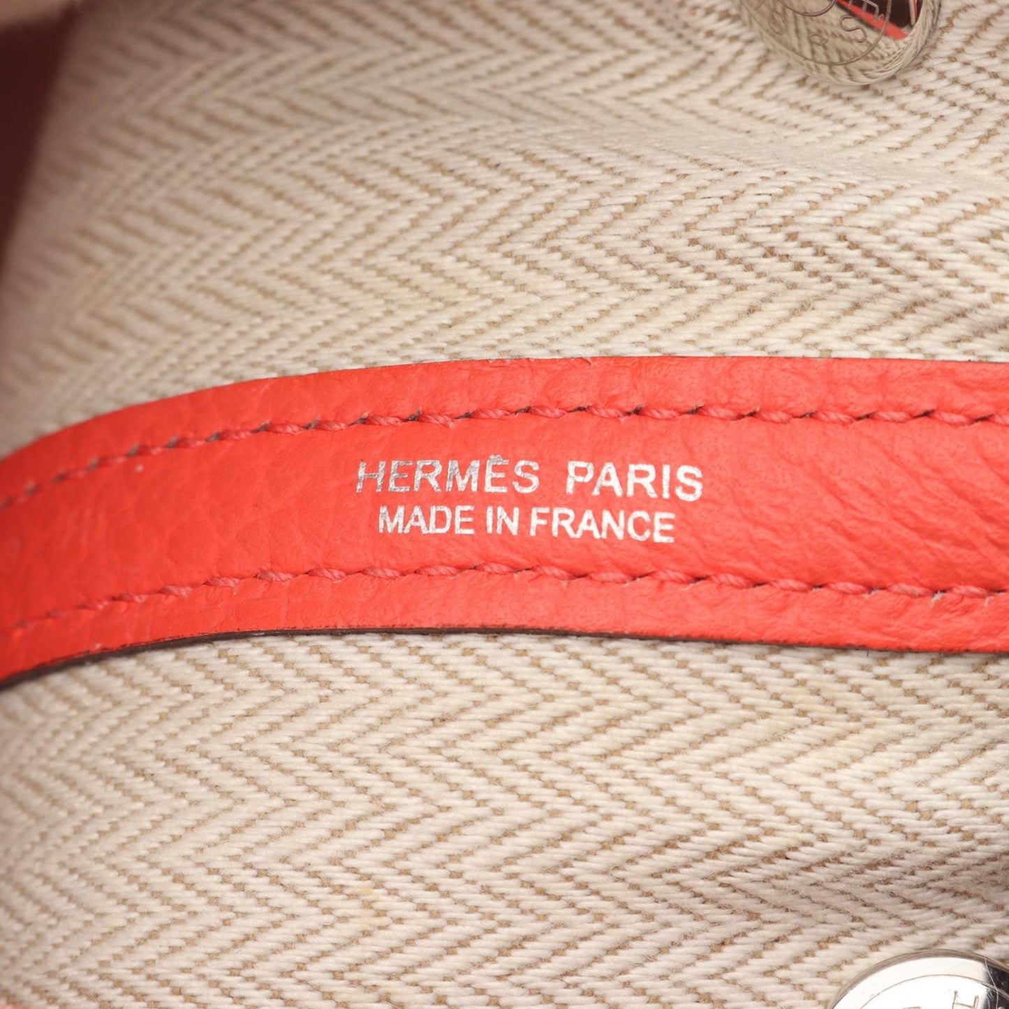 Hermes Red Color Leather Country Leather Tote Bag (Pre-Owned)