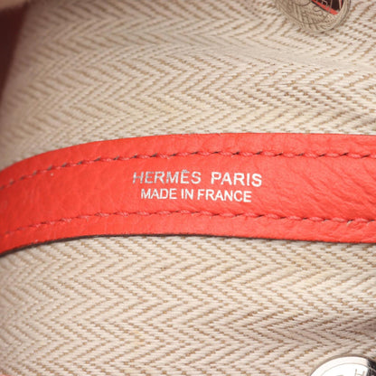 Hermes Red Color Leather Country Leather Tote Bag (Pre-Owned)