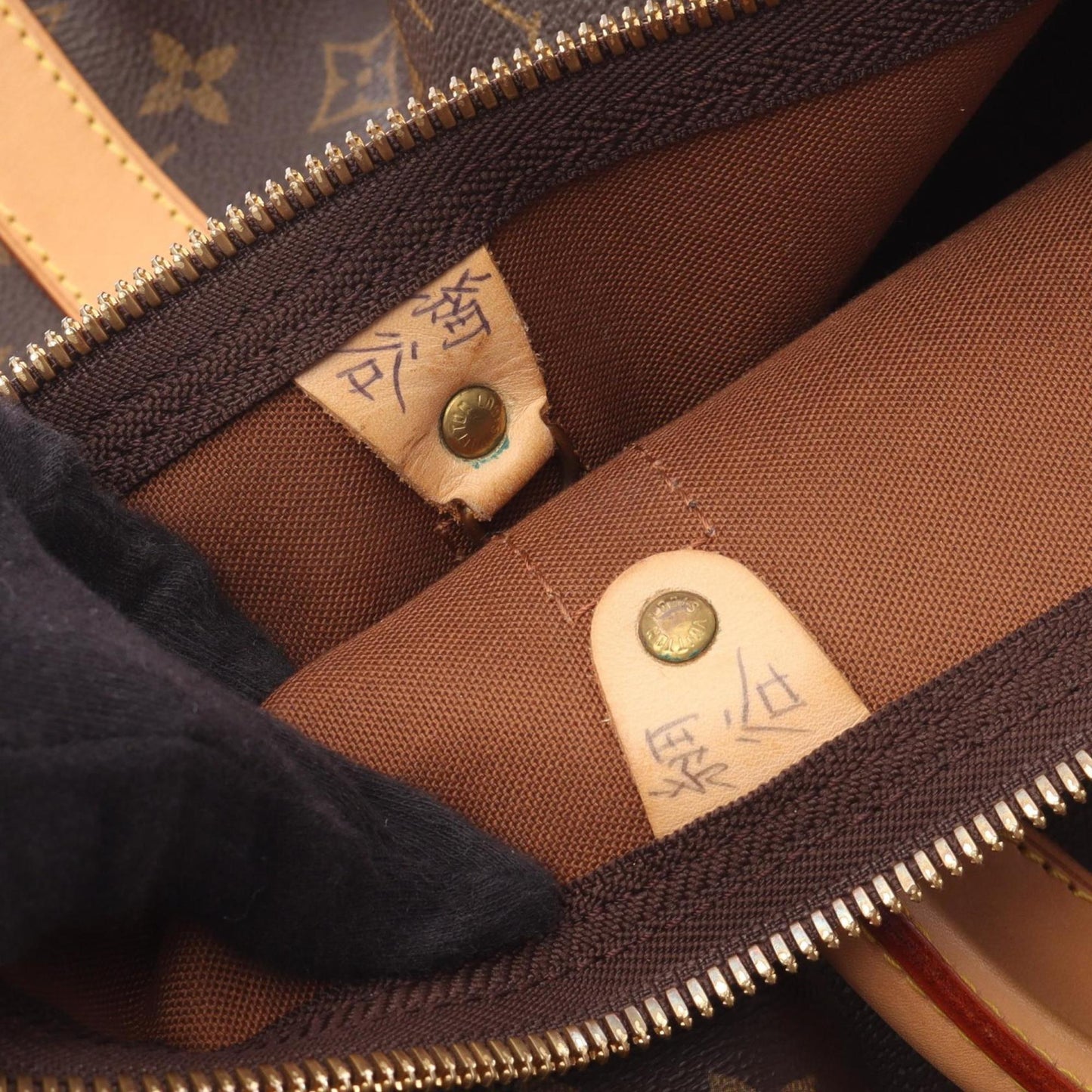 Louis Vuitton Brown Pvc Leather Boston Bag (Pre-Owned)