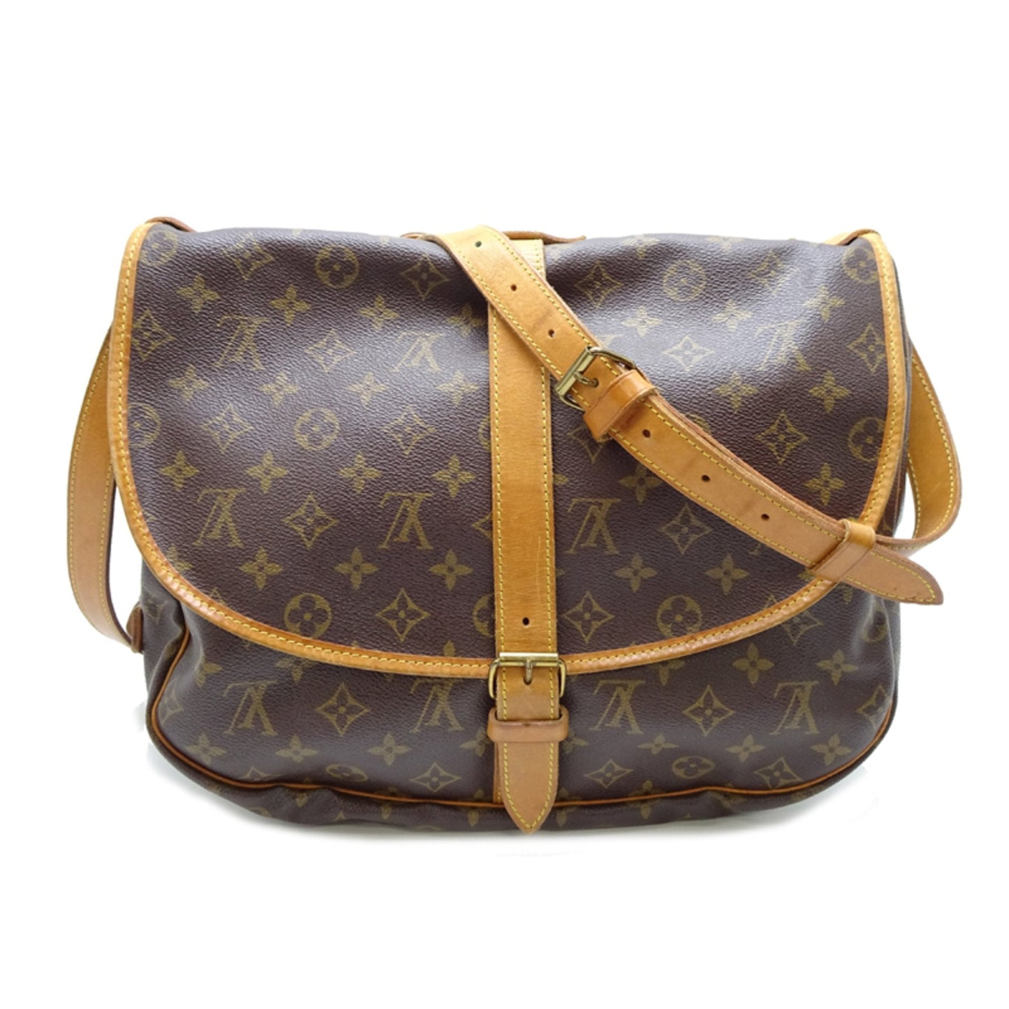 Louis Vuitton Brown Monogram Monogram Shoulder Bag (Pre-Owned)