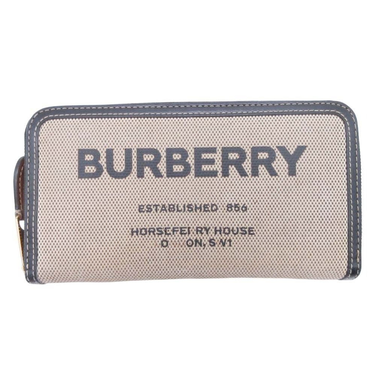 Burberry Beige Black Coin Purse/Coin Case (Pre-Owned)
