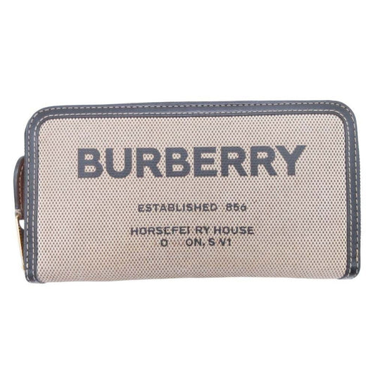 Burberry Beige Black Coin Purse/Coin Case (Pre-Owned)