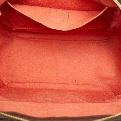 Louis Vuitton Brown Pvc Leather Handbag (Pre-Owned)