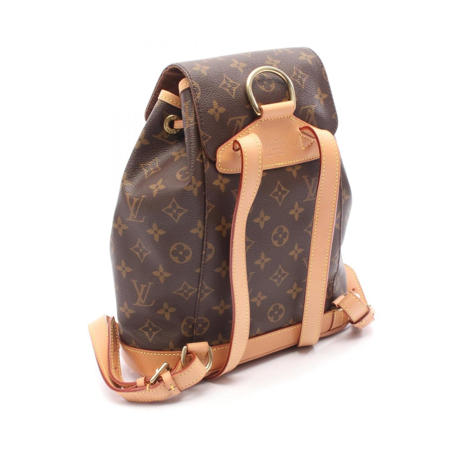 Louis Vuitton Brown Monogram Pvc Coated Canvas Leather Backpack (Pre-Owned)