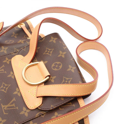 Louis Vuitton Brown Monogram Pvc Coated Canvas Leather Backpack (Pre-Owned)