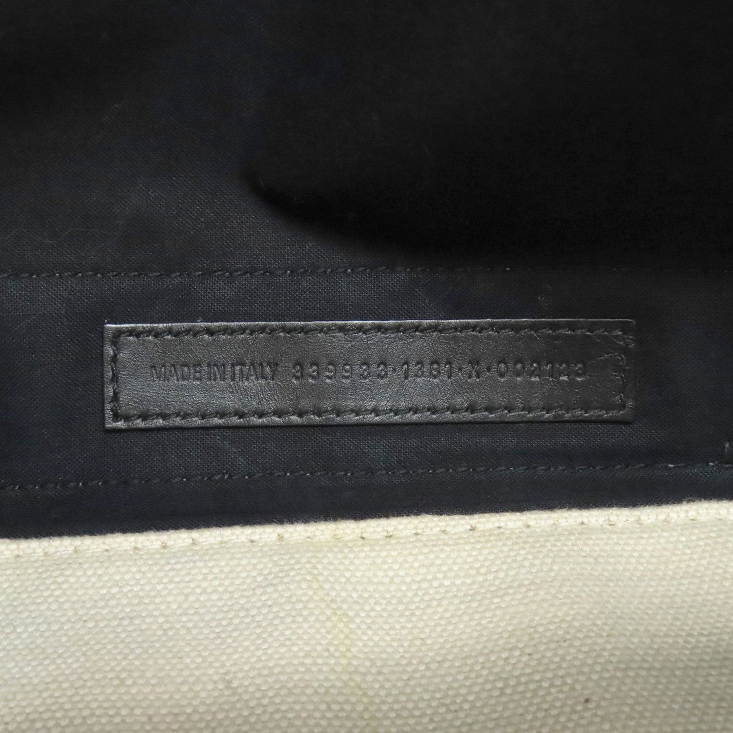 Balenciaga Gray White Canvas Tote Bag (Pre-Owned)