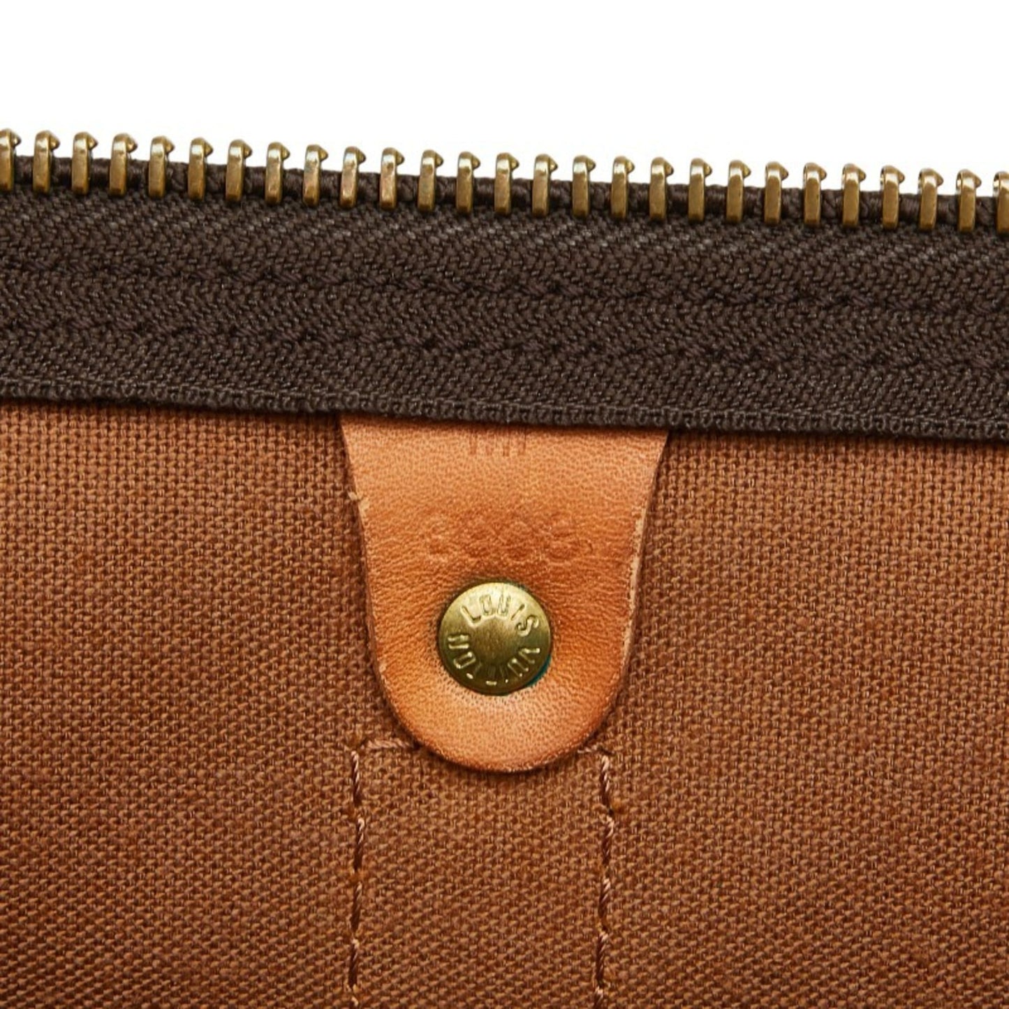 Louis Vuitton Brown Pvc Leather Boston Bag (Pre-Owned)