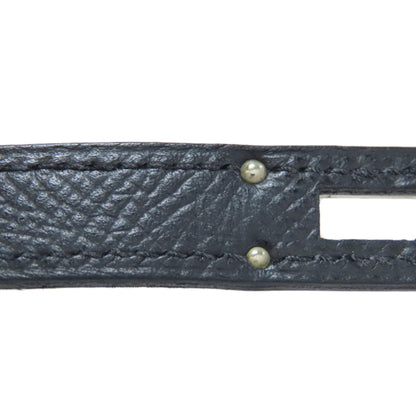 Hermes Kelly Black Epsom Leather Long Wallet (Bi-Fold) (Pre-Owned)