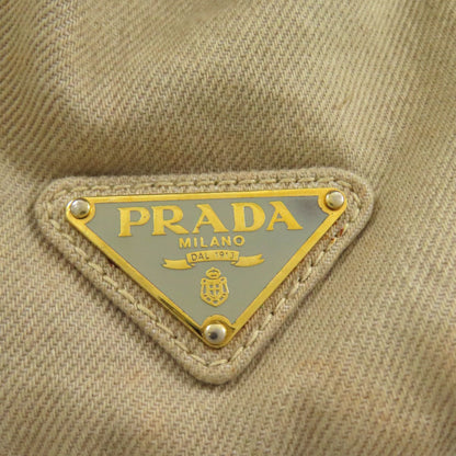 Prada Brown Denim Tote Bag (Pre-Owned)