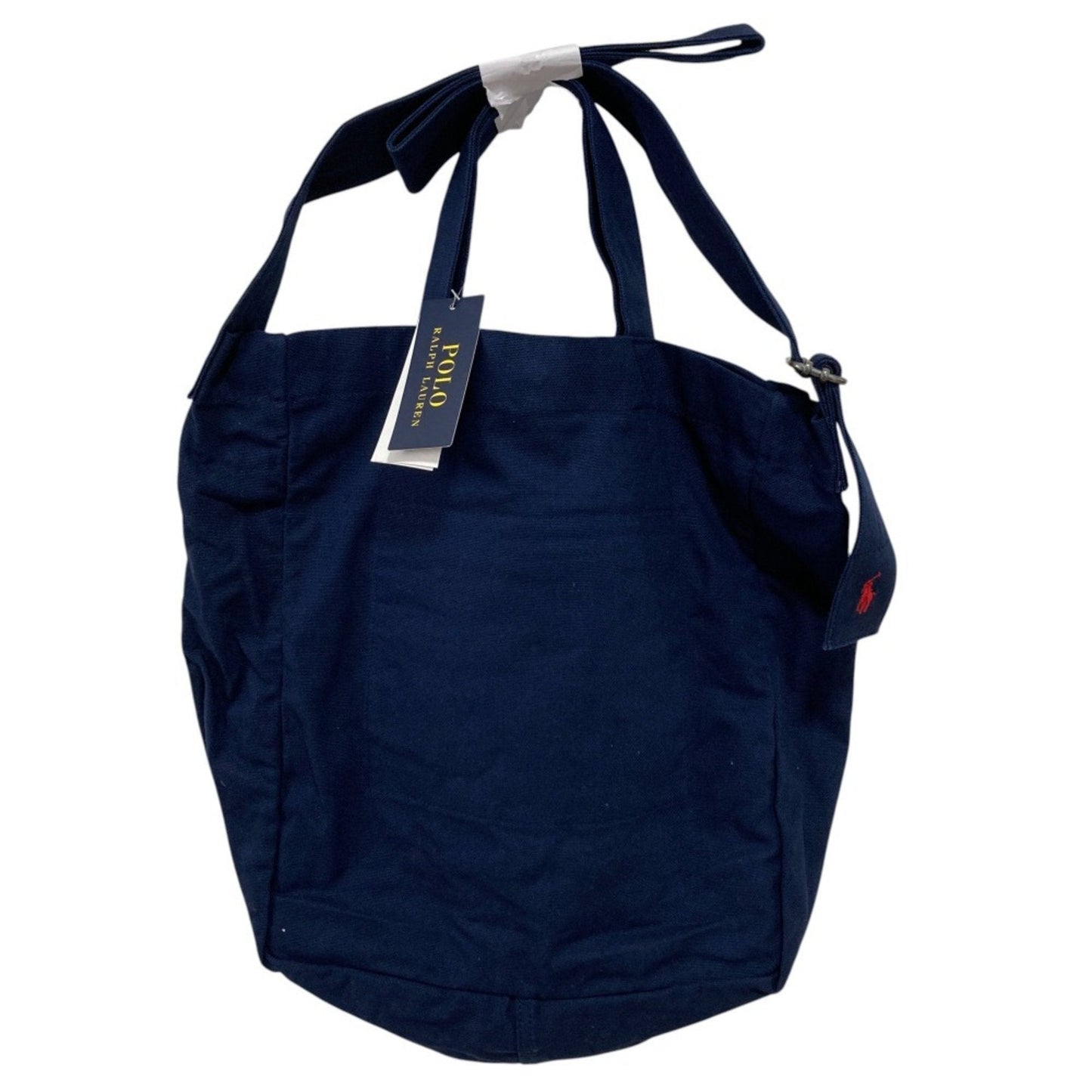 Ralph Lauren Navy Canvas Shoulder Bag Tote Bag (Pre-Owned)