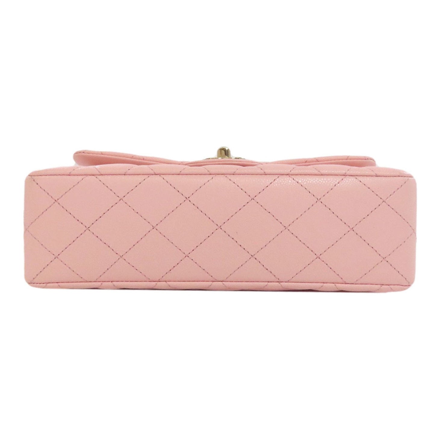 Chanel Matelasse Pink Leather Shoulder Bag (Pre-Owned)