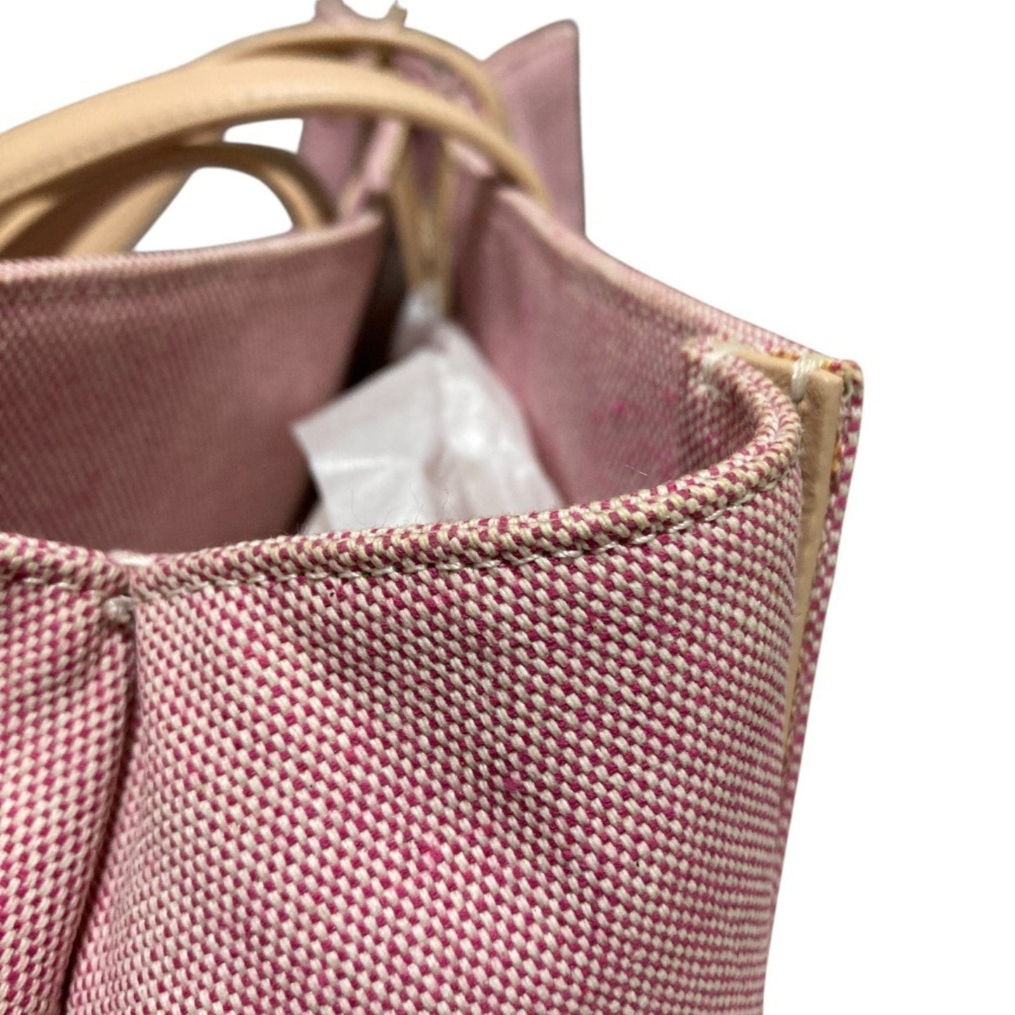 Giorgio Armani Pink Pink Beige Tote Bag (Pre-Owned)