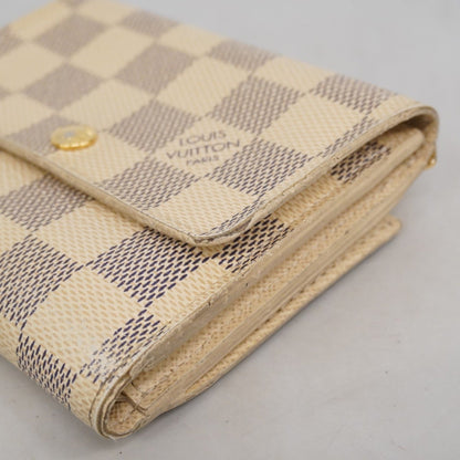 Louis Vuitton White Wallet (Tri-Fold) (Pre-Owned)