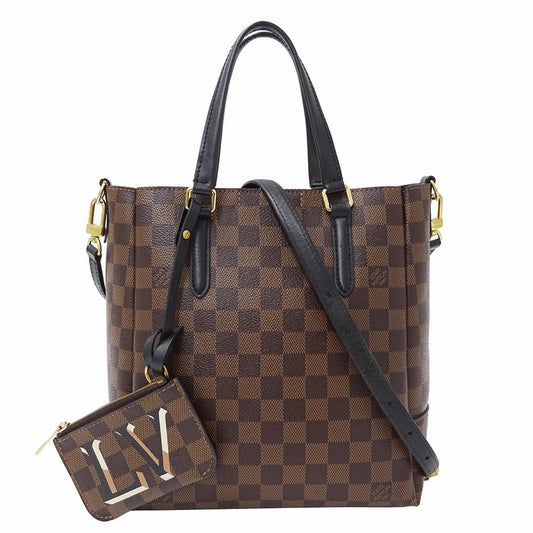 Louis Vuitton Brown Damier Canvas Handbag Shoulder Bag (Pre-Owned)