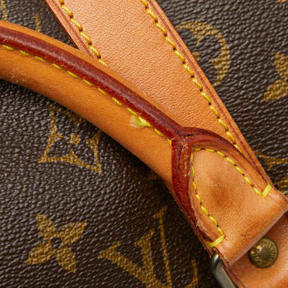 Louis Vuitton Brown Pvc Leather Boston Bag (Pre-Owned)