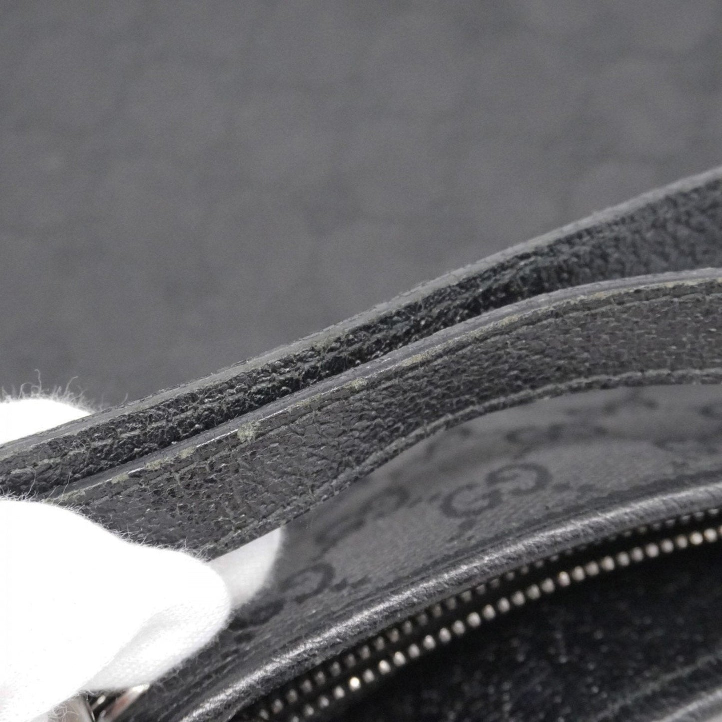 Gucci Black Canvas Tote Bag (Pre-Owned)