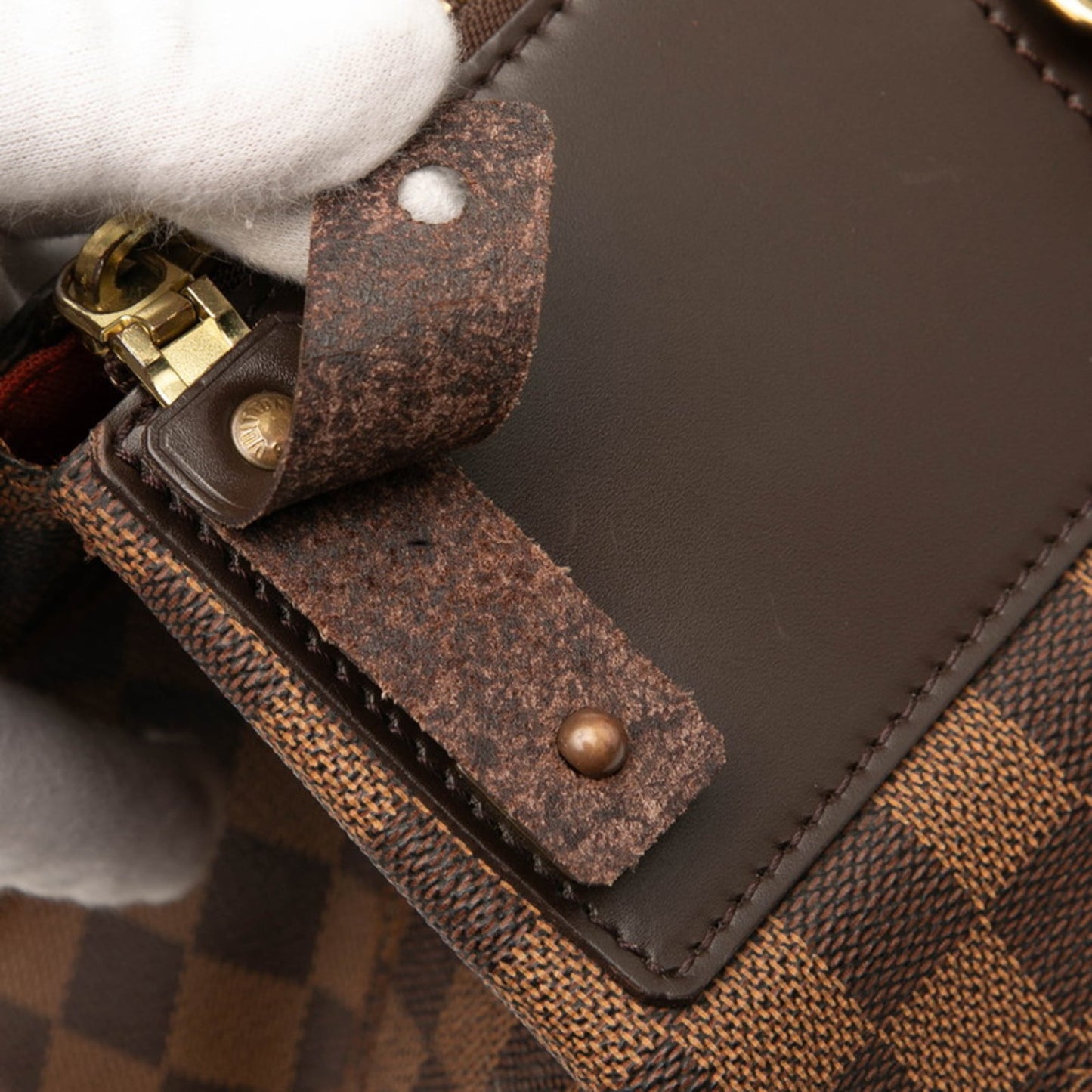 Louis Vuitton Brown Pvc Leather Boston Bag Handbag (Pre-Owned)