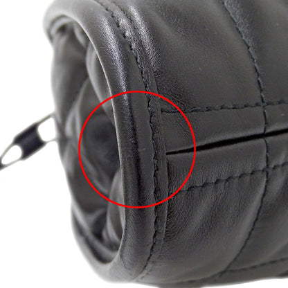 Gucci Black Leather Shoulder Bag Tote Bag (Pre-Owned)