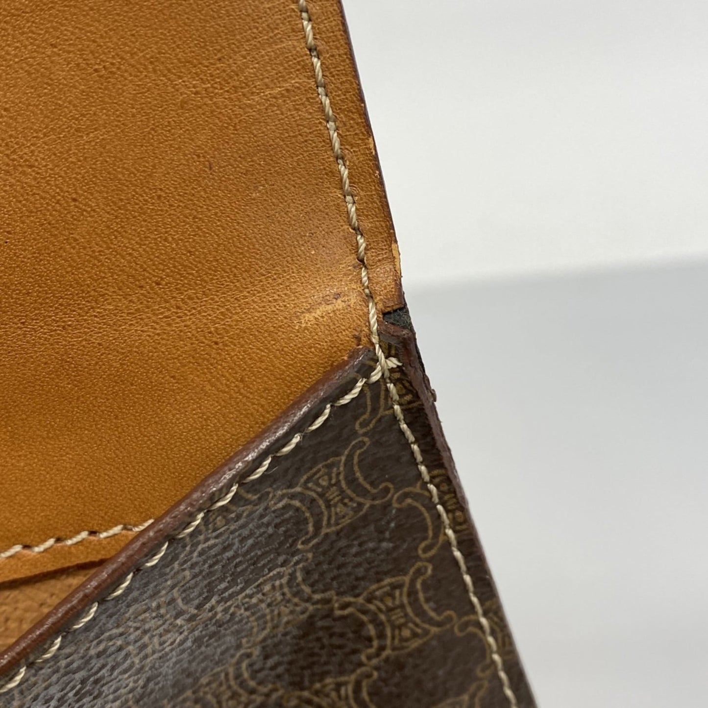 Celine Brown Pvc Tote Bag (Pre-Owned)