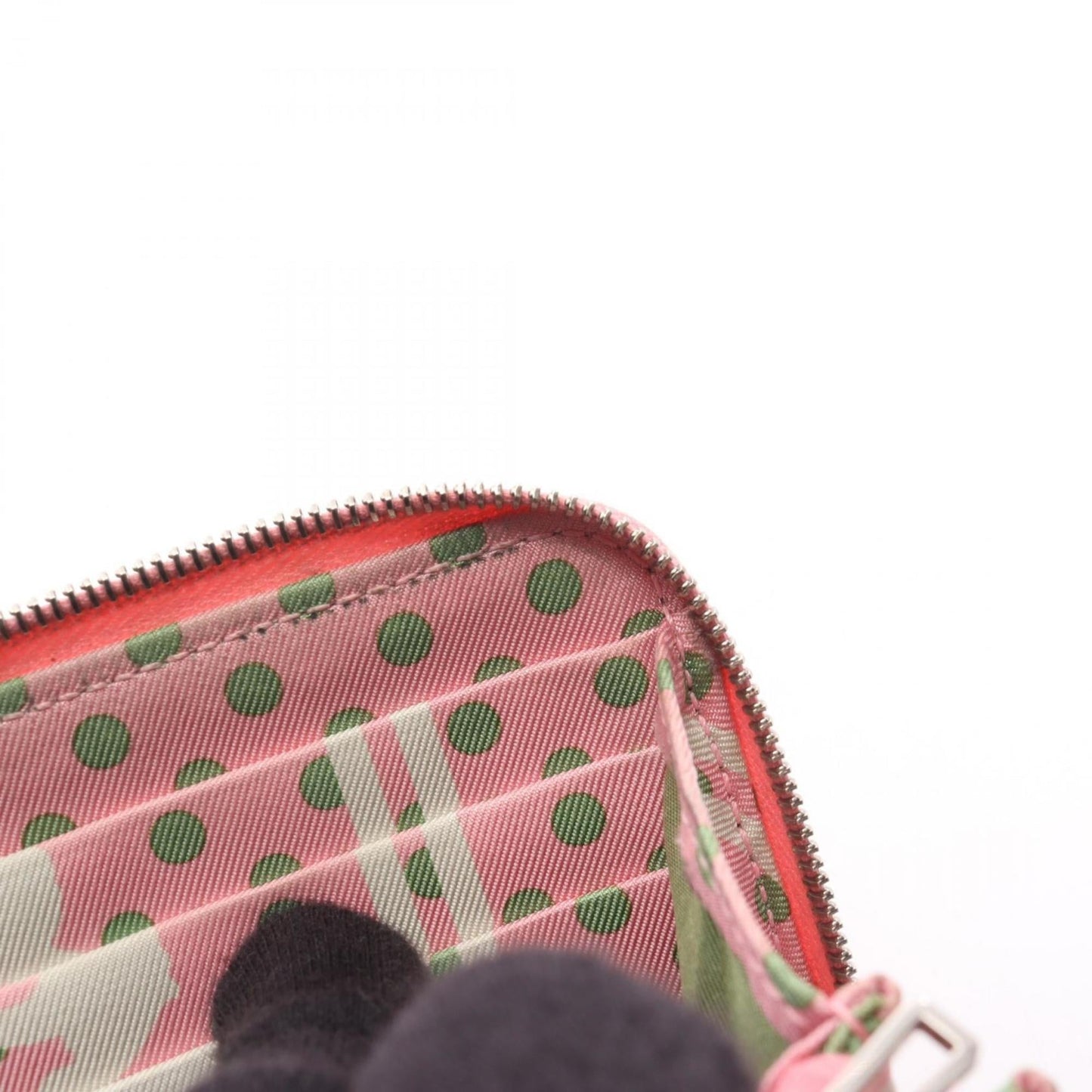 Hermes Pink Rose Confetti Leather Middle Wallet (Bi-Fold) (Pre-Owned)