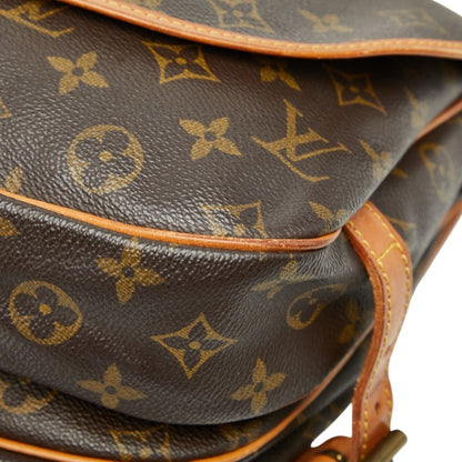 Louis Vuitton Brown Pvc Leather Shoulder Bag (Pre-Owned)