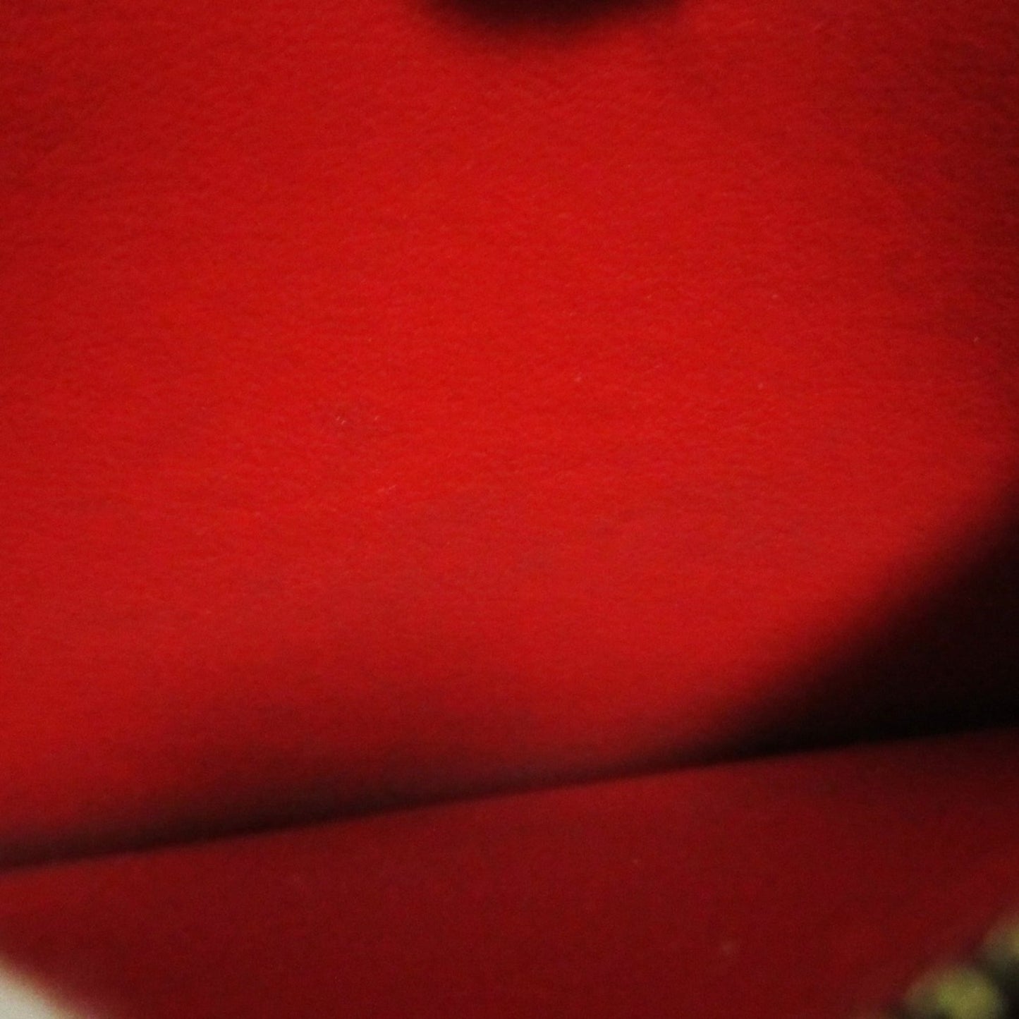 Louis Vuitton Brown Red Color Long Wallet (Bi-Fold) (Pre-Owned)