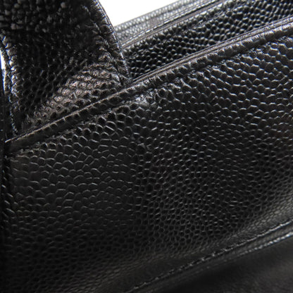 Chanel Black Leather Tote Bag (Pre-Owned)