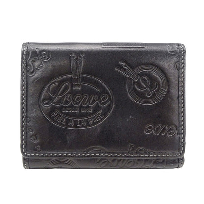 Loewe Black Leather Wallet (Tri-Fold) (Pre-Owned)