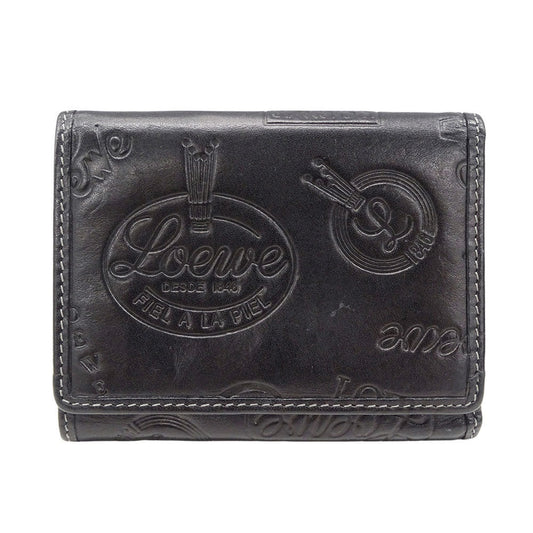 Loewe Black Leather Wallet (Tri-Fold) (Pre-Owned)