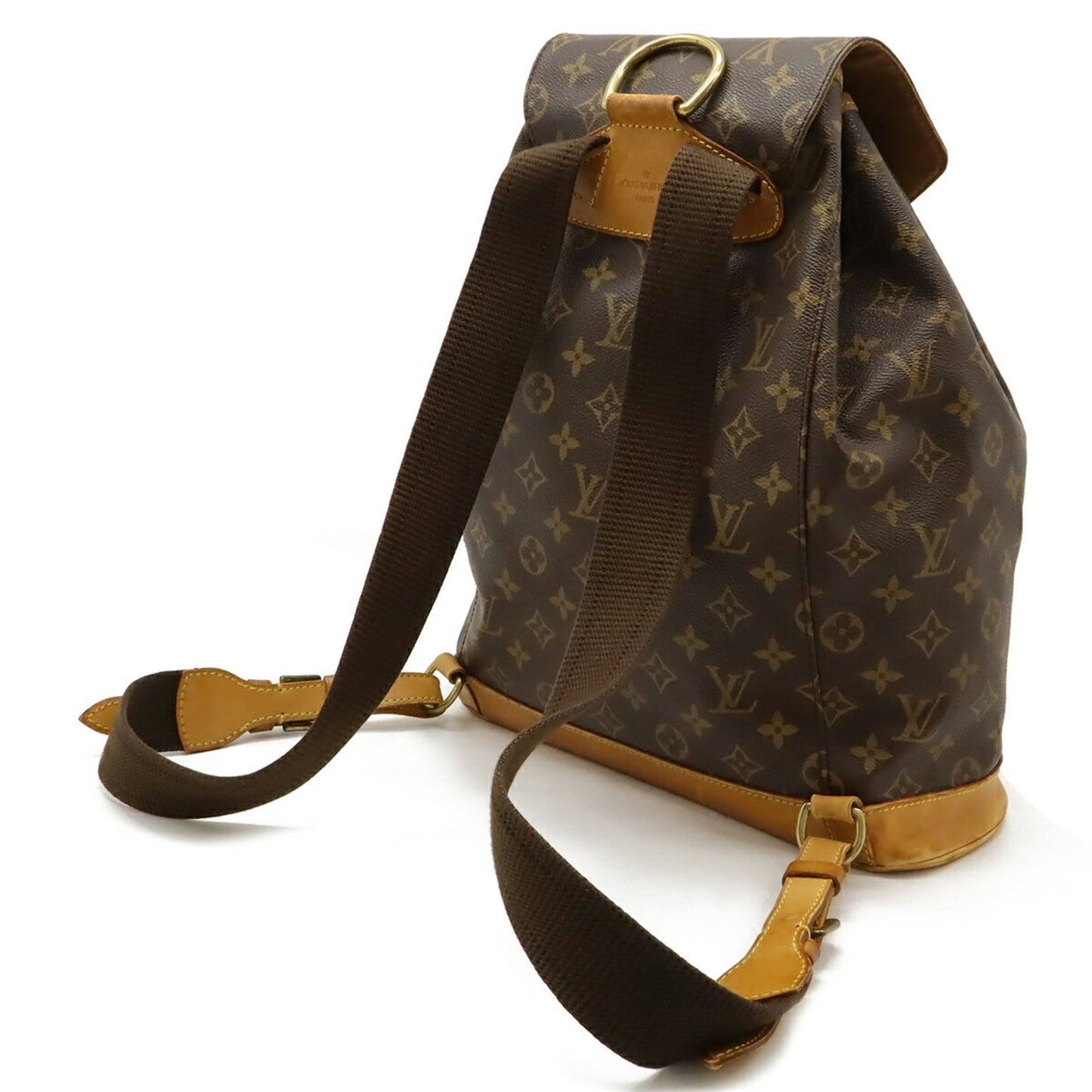 Louis Vuitton Brown Pvc Backpack Shoulder Bag (Pre-Owned)