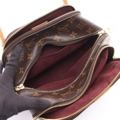 Louis Vuitton Brown Pvc Leather Handbag (Pre-Owned)