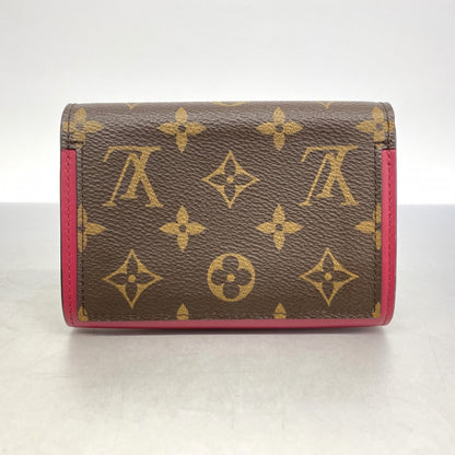 Louis Vuitton Brown Fuchsia Wallet (Bi-Fold) (Pre-Owned)