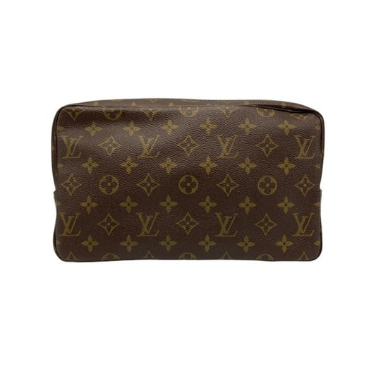 Louis Vuitton Brown Pvc Clutch Bag (Pre-Owned)