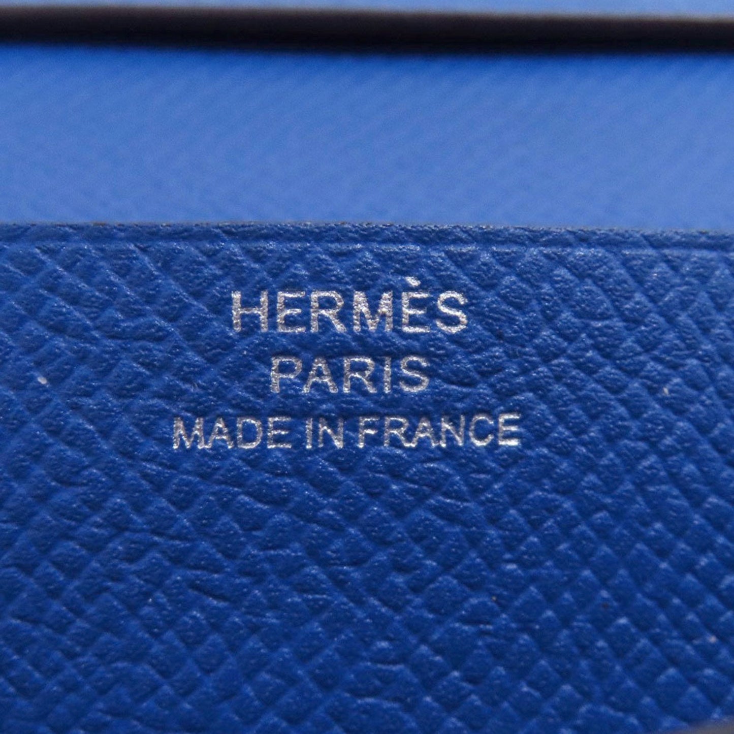 Hermes Purple Epsom Leather Long Wallet (Bi-Fold) (Pre-Owned)