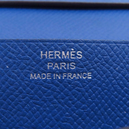 Hermes Purple Epsom Leather Long Wallet (Bi-Fold) (Pre-Owned)