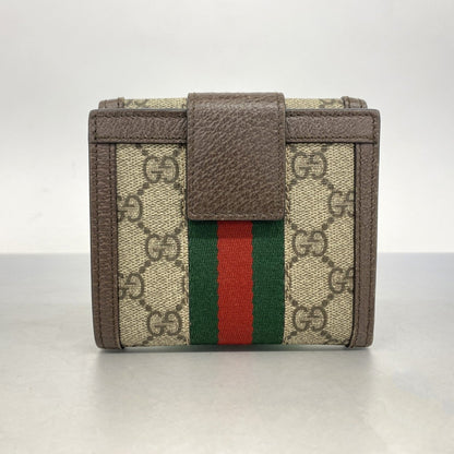 Gucci Brown Pvc Wallet (Bi-Fold) (Pre-Owned)