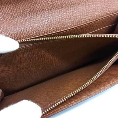Louis Vuitton Brown Monogram Monogram Long Wallet (Bi-Fold) (Pre-Owned)