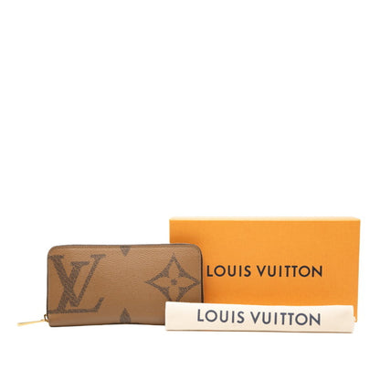Louis Vuitton Brown Monogram Monogram Reverse Long Wallet (Bi-Fold) (Pre-Owned)