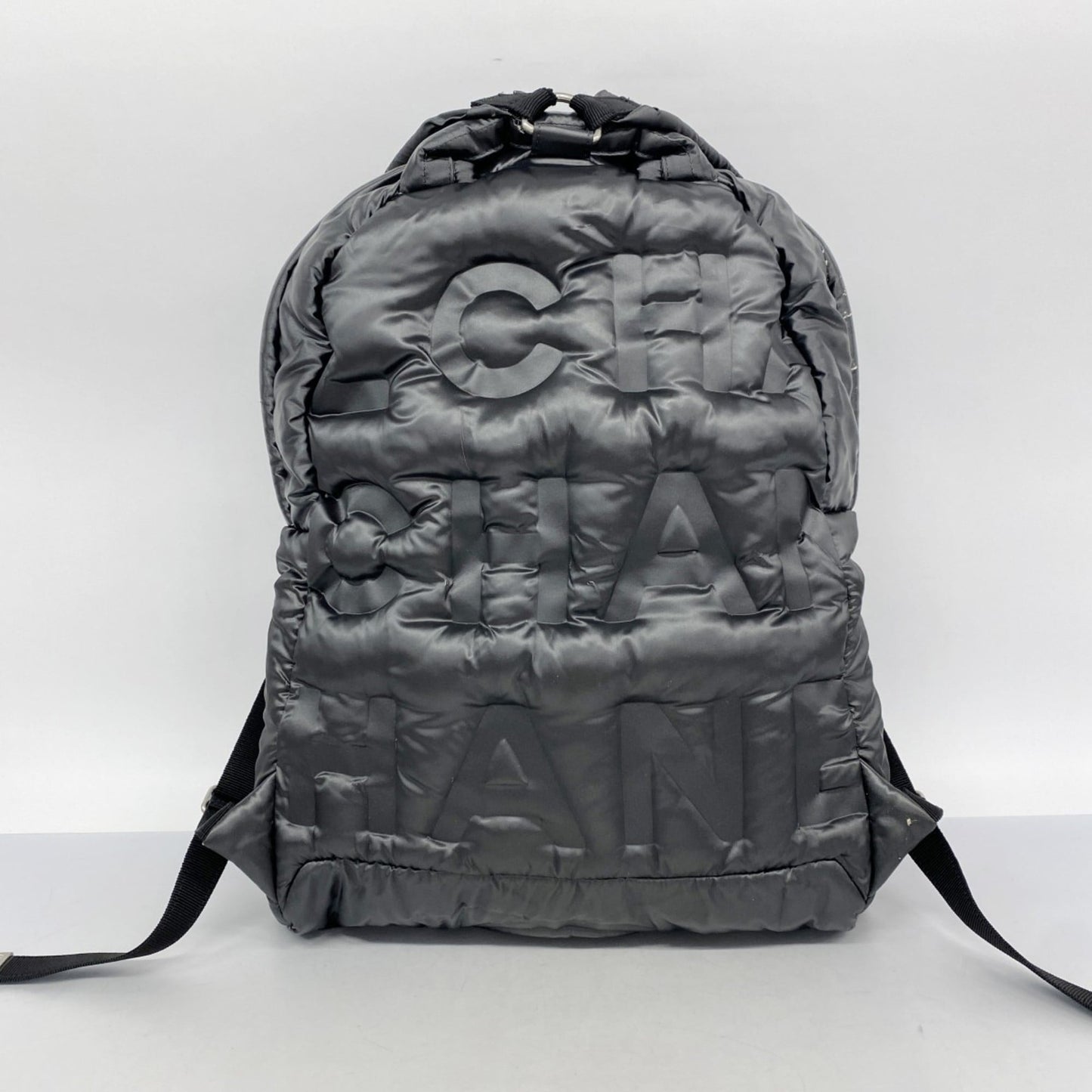 Chanel Black Nylon Backpack (Pre-Owned)