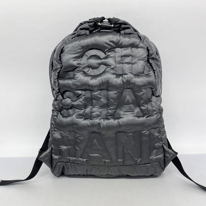 Chanel Black Nylon Backpack (Pre-Owned)