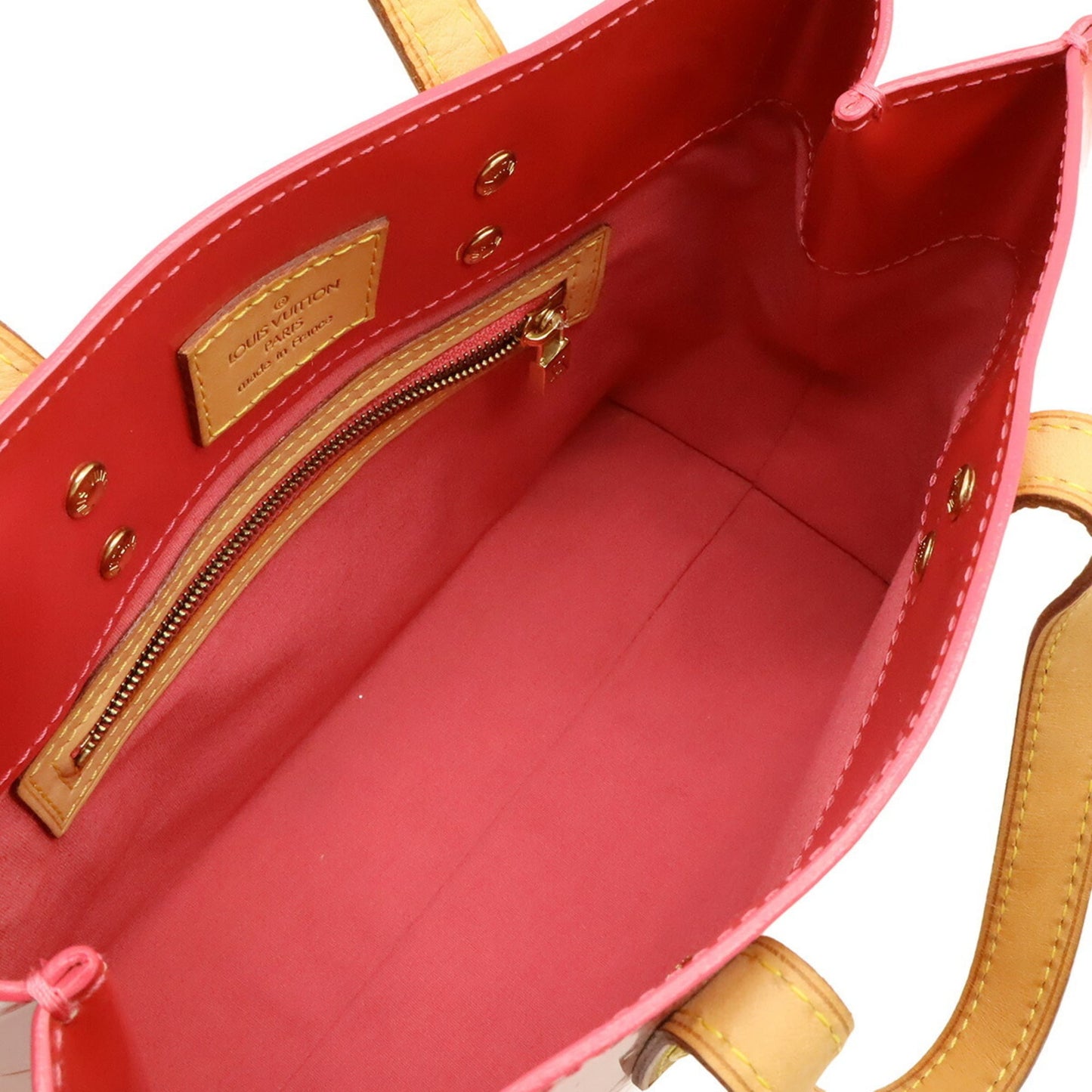 Louis Vuitton Monogram Vernis Framboise Handbag Tote Bag (Pre-Owned)