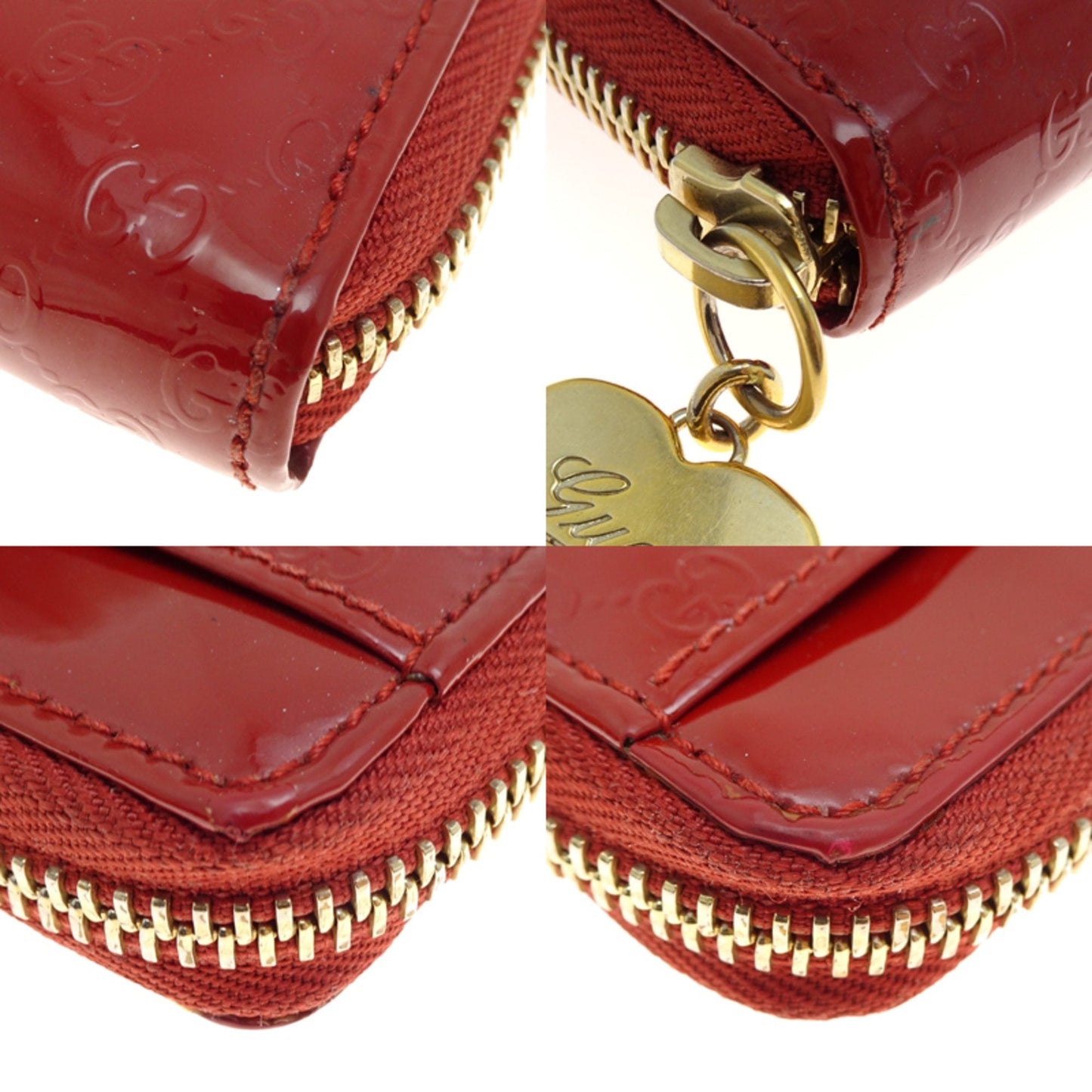 Gucci Red Color Coin Purse/Coin Case (Pre-Owned)